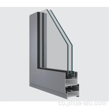 Profil Aluminizatu di finestra Aluminizata à u 6063 Aluminiu